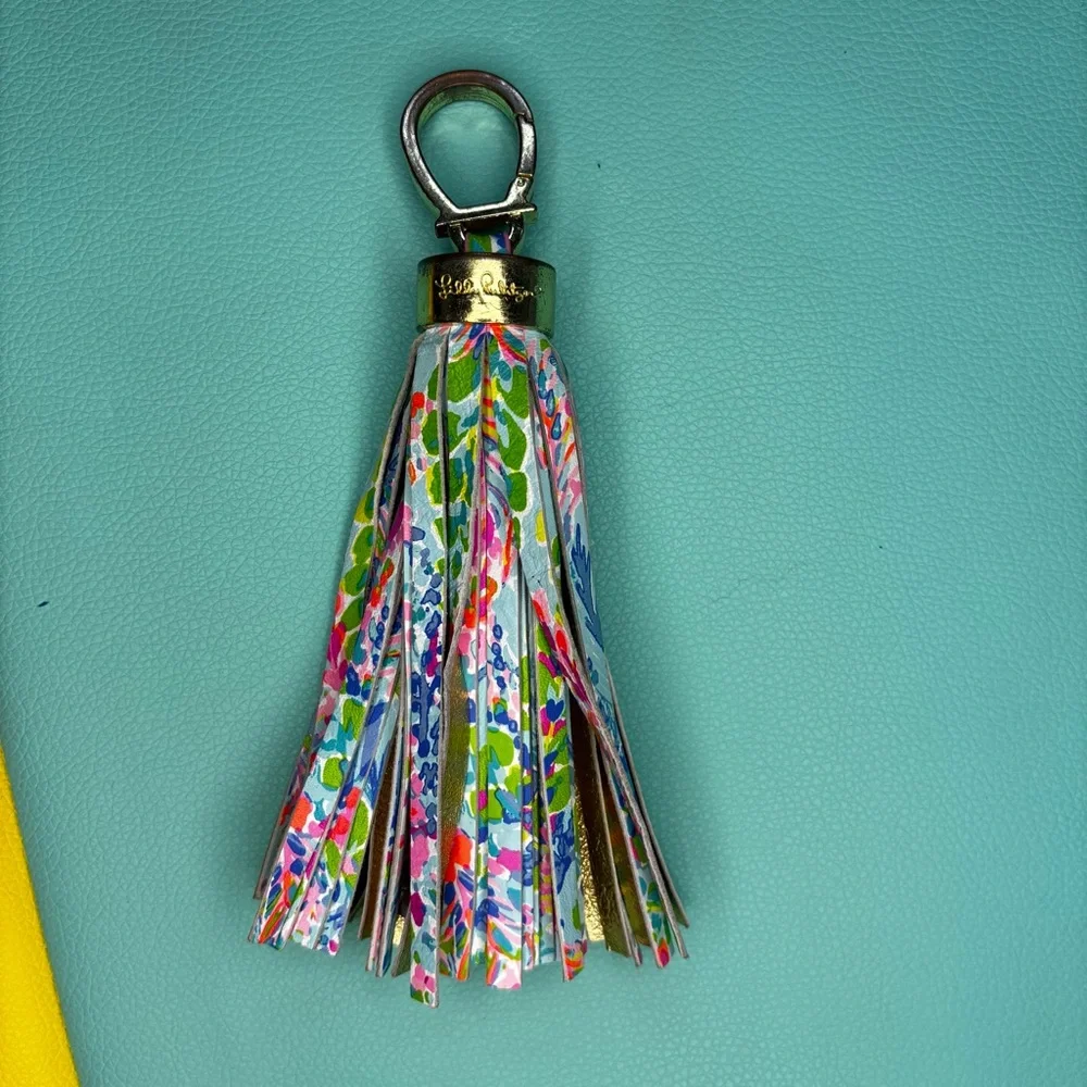 Lilly‎ Pulitzer Tassel Keychain